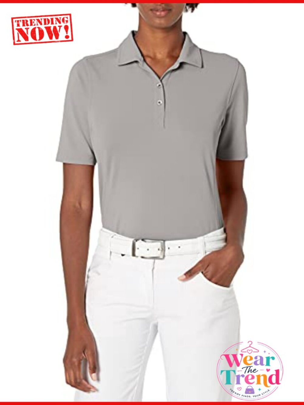 Recycled Polyester Spandex Polo Shirt Short Sleeve Moisture Wicking Golf